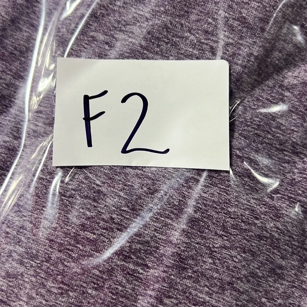 Purple market and spruce athleisure shirt size medium cowl neck - Picture 9 of 9